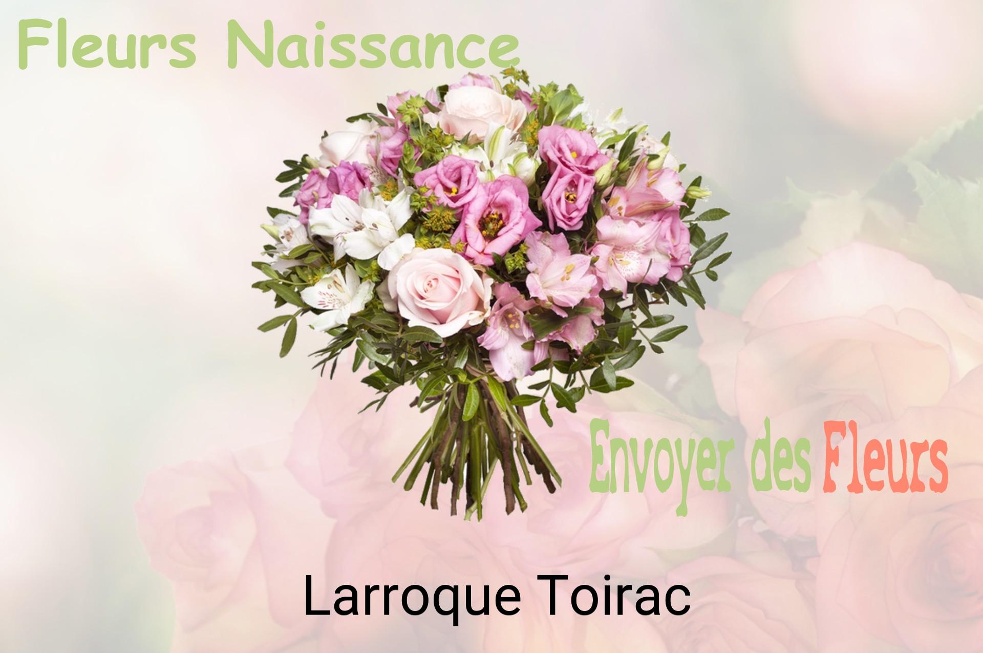 Bouquet de fleurs de naissance livré à Larroque-Toirac